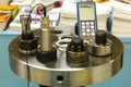 Ultrasonic bolt load measurement maintenance testing device for industrial work