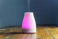 Ultrasonic Essential Oil Diffuser with Purple Light