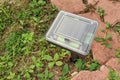 The ultrasonic pest repeller of moles is installed on the solar battery.