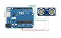 Ultrasonic Ranging Module HC - SR04 . Arduino distance sensor. Arduino Code sensor icon