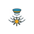Ultrasonic Sensor icon. Simple element from sensors icons collection. Creative Ultrasonic Sensor icon ui, ux, apps, software and