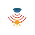Ultrasonic Sensor icon. Simple element from sensors icons collection. Creative Ultrasonic Sensor icon ui, ux, apps, software and