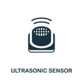 Ultrasonic Sensor icon. Simple element from sensors icons collection. Creative Ultrasonic Sensor icon ui, ux, apps, software and