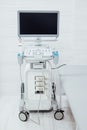 Ultrasonography apparatus at the clinic to do ultrasound scan