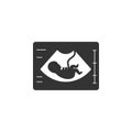 Ultrasonography icon. Simple element illustration. Ultrasonography symbol design from Pregnancy collection set. Can