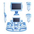 Ultrasound Device Realistic Set