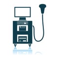 Ultrasound Diagnostic Machine Icon