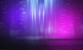 Ultraviolet abstract light. Light element, light line. Violet and pink gradient. Modern background, neon light.