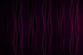 Ultraviolet neon curved wavy lines abstract background. Glowing design