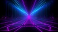 ultraviolet spectrum, blue violet neon lights, laser show, night club, equalizer, abstract