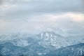 Ulu mountain uludag in bursa Turkey during winter