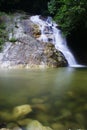 Ulu Yam waterfall Royalty Free Stock Photo