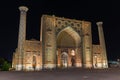 Ulugh Beg Madrasah in Samarkand, Uzbekistan