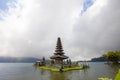 Ulun Danu Beratan Temple on sunrise, a famous landmark located on the western side of the Beratan Lake , Bali ,Indonesia Royalty Free Stock Photo