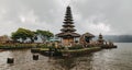 Ulun Danu Bratan Pura Ulu Danau temple. Bali, Indonesia Royalty Free Stock Photo