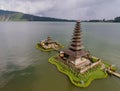 Ulun danu bratan Temple - A floating hindu temple on the shore of lake bedugul, tahanan