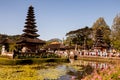 Ulun Danu temple Beratan Lake in Bali Indonesia