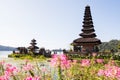 Ulun Danu temple Beratan Lake in Bali Indonesia