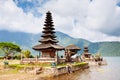 Ulun Danu temple Beratan Lake in Bali, Indonesia