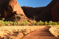 Kuniya walk in Uluru. Uluru - Kata Tjuta national park. Northern Territory. Australia