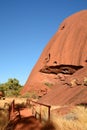 Kuniya walk. Uluru. Uluru - Kata Tjuta national park. Northern Territory. Australia