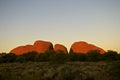 Uluru Ayers Rock Australia Ayers Rock, Uluru, glowing in evening sun, Outback, Australia. Royalty Free Stock Photo