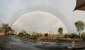 Rainbow in Uluru, Ayers Rock, Australia Royalty Free Stock Photo