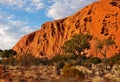 Uluru (Ayers Rock) in the morning Royalty Free Stock Photo