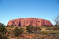 Uluru, Ayers Rock view Royalty Free Stock Photo