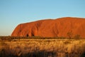 Uluru/Ayers Rock sunset close-up in Australia Royalty Free Stock Photo