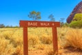 Uluru Base Walk sign