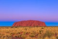 Uluru at blue hour Royalty Free Stock Photo