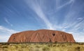 Uluru. Is a large sandstone rock formation located in Uluru-Kata Tjuta National Park, Northern Territory, Australia