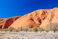 Closeup of Uluru in Northern Territory Australia Royalty Free Stock Photo