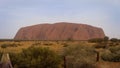 The Uluru sandstone formation in the Red Center of the Northern Territory of Australia