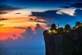 Uluwatu temple in Bali. Royalty Free Stock Photo