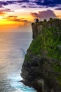 Uluwatu temple in Bali. Royalty Free Stock Photo