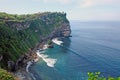 Uluwatu temple is a famous hindu temple in Bali.