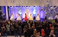 ULYANOVSK, RUSSIA, DECEMBER 03, 2016: Beauty Contest Miss Ulyanovsk in mall on December 03, 2016 in Ulyanovsk, Russia. Royalty Free Stock Photo