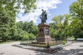 Ulyanovsk, Russia - June 29, 2019: monument to the famous Russian historian and writer Nikolai Karamzin.