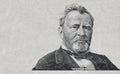 Ulysses S. Grant cut on new 50 dollars banknote Royalty Free Stock Photo