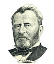 Ulysses S. Grant portrait cutout (Clipping path) Royalty Free Stock Photo