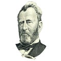 Ulysses S. Grant portrait cutout Royalty Free Stock Photo