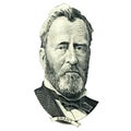 Ulysses S. Grant portrait cutout Royalty Free Stock Photo