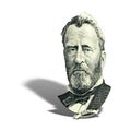 Ulysses S. Grant portrait cutout Royalty Free Stock Photo