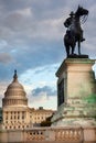 US Grant Statue Memorial Capitol Hill Washington DC Royalty Free Stock Photo