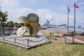 Ulysses Wiggins Waterfront Park in Camden, NJ Royalty Free Stock Photo