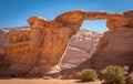 Um Fruth Rock Bridge in Wadi Rum, Jordan