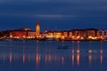 Umag By Night Royalty Free Stock Photo