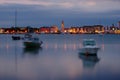 Umag By Night Royalty Free Stock Photo